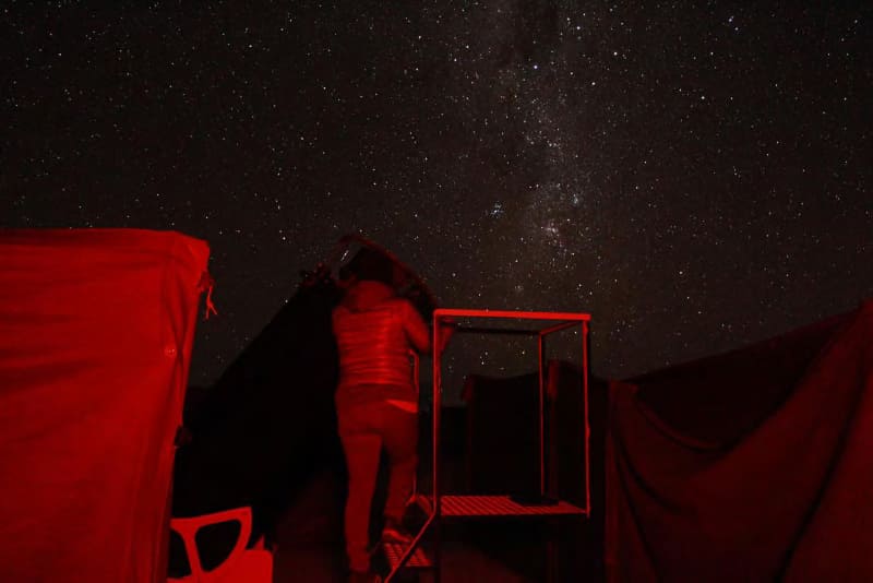 Stargazing in Namibia